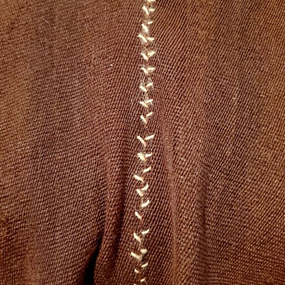 Antique Poncho Handwoven Exquisite Andean _Wanderer’s Treasure, Bohemian Outdoor - Picture 7 of 7